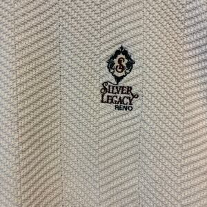 Vintage Andrew Rohan Silver Legacy Reno Fisherman Sweater USA Cotton Large Heavy